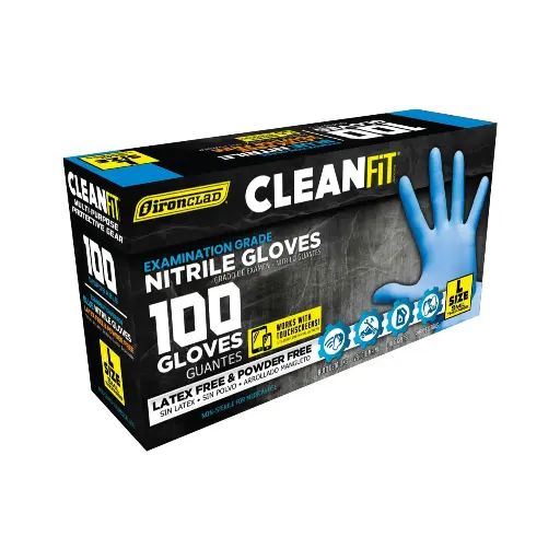 Ironclad - CLEANFIT® 5MIL BLUE (100 PACK)